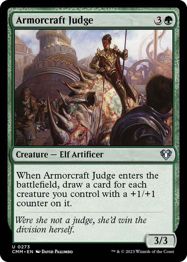 Armorcraft Judge — Commander Masters — Magic: The Gathering