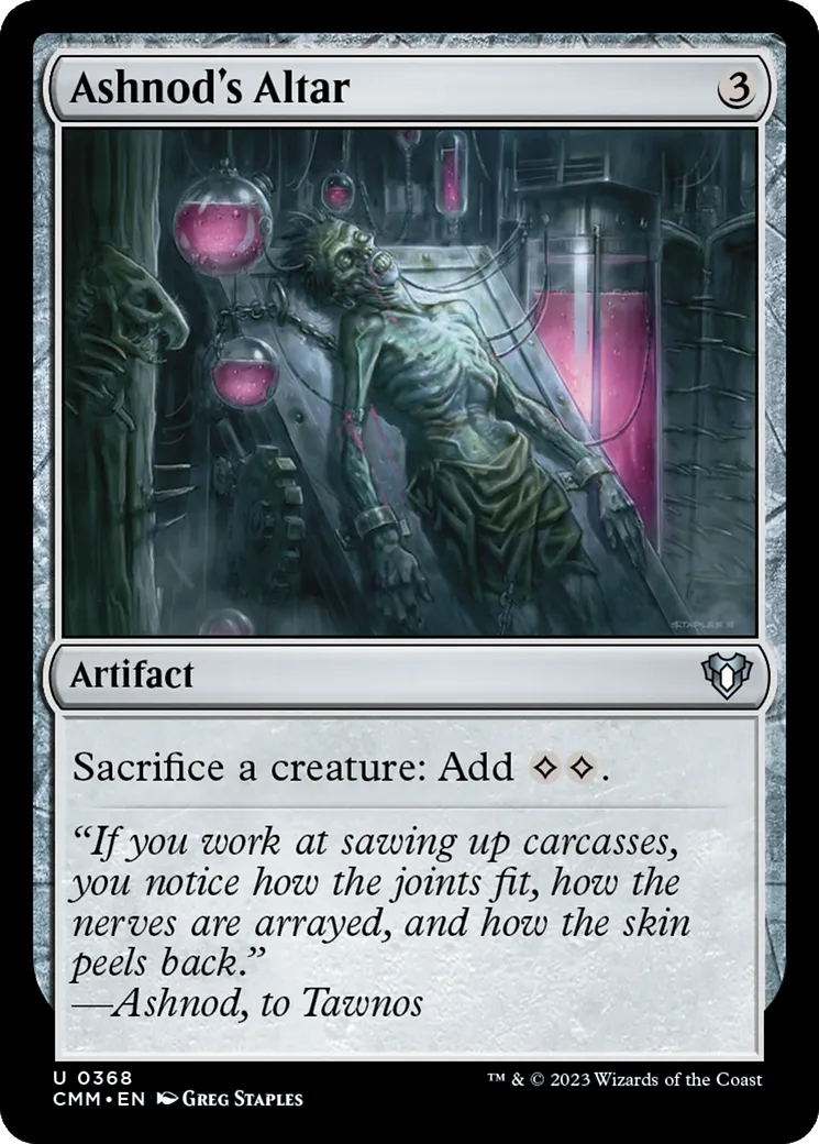 Ashnod's Altar — Commander Masters — Magic: The Gathering