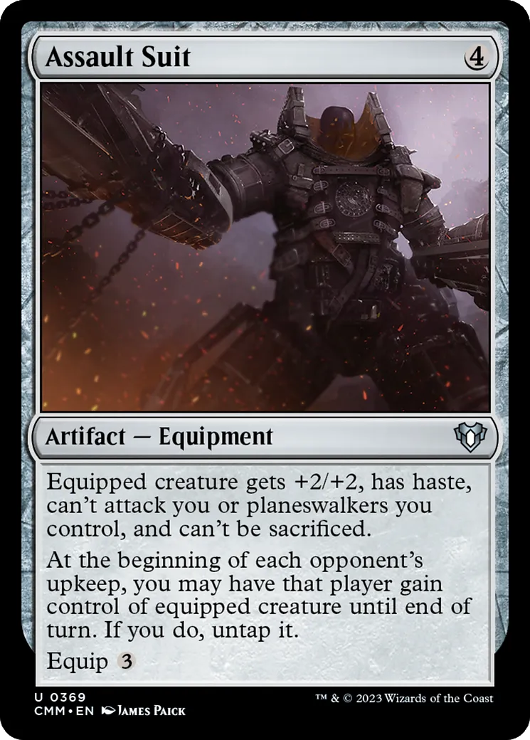 Assault Suit — Commander Masters — Magic: The Gathering
