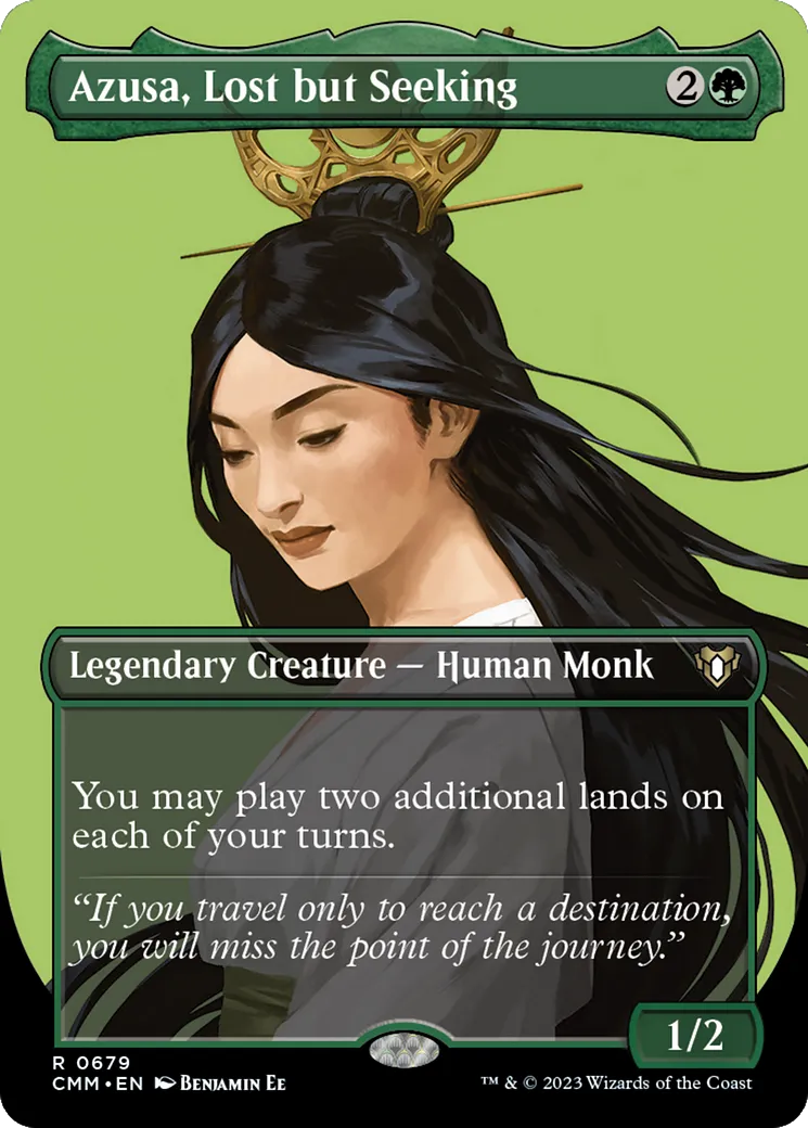 Azusa, égarée mais en quête — Commander Masters — Magic: The Gathering