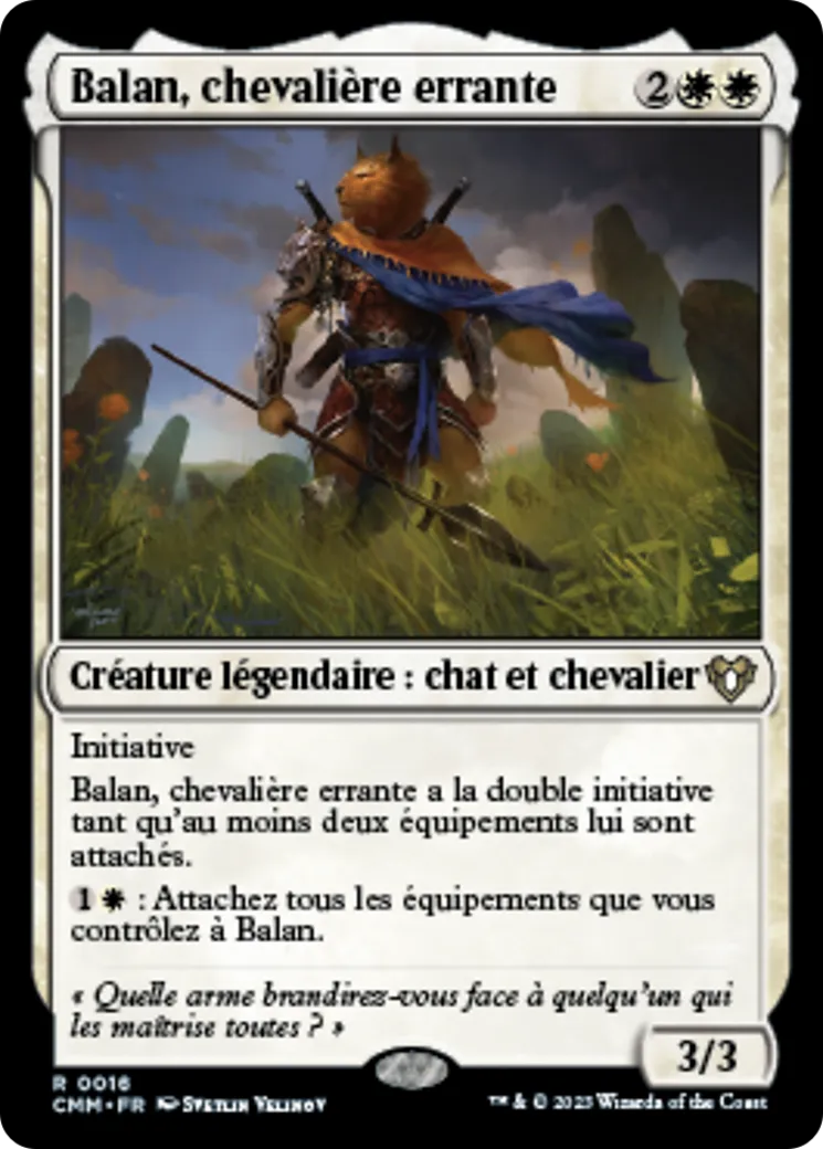 Balan, chevalière errante — Commander Masters — Magic: The Gathering