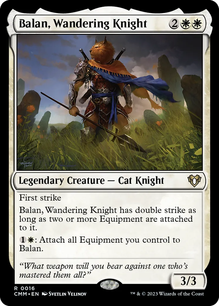 Balan, Wandering Knight — Commander Masters — Magic: The Gathering