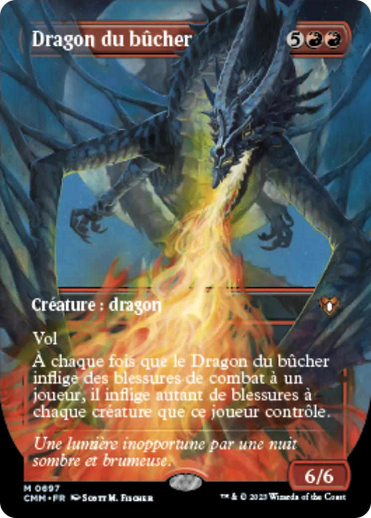 Dragon du bûcher — Commander Masters — Magic: The Gathering