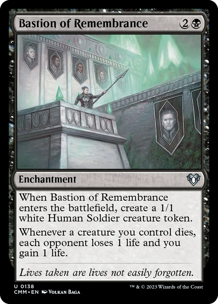 Bastion of Remembrance — Commander Masters — Magic: The Gathering