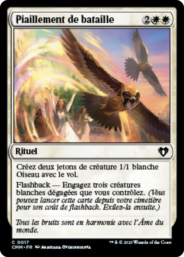 Piaillement de bataille — Commander Masters — Magic: The Gathering