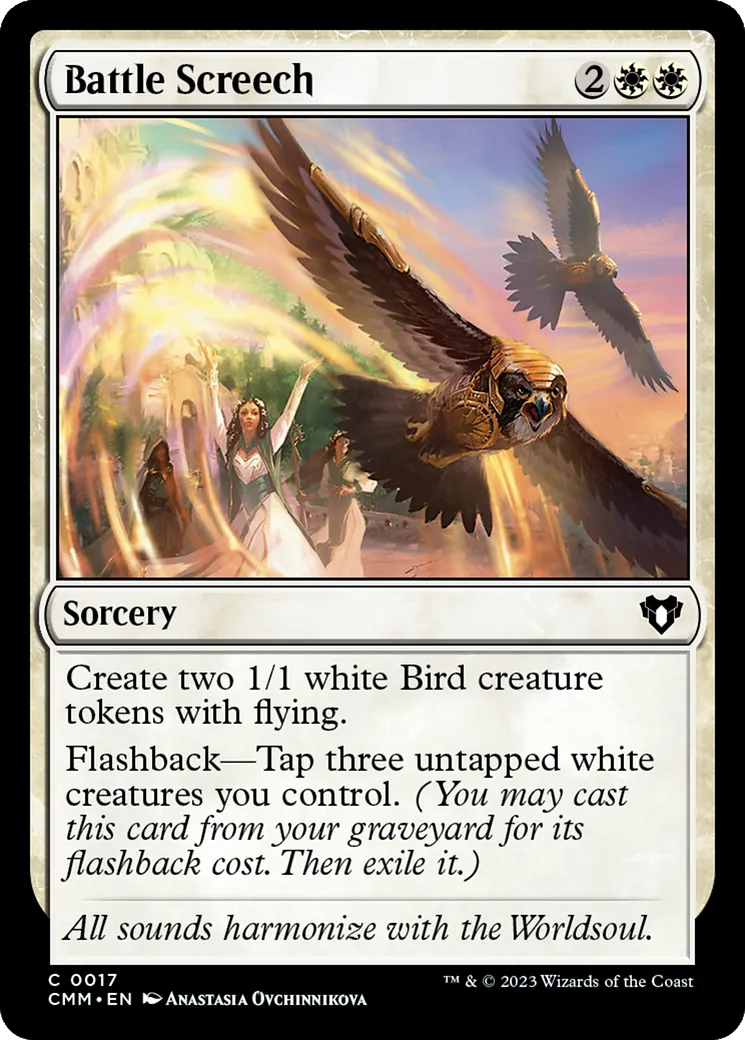 Piaillement de bataille — Commander Masters — Magic: The Gathering