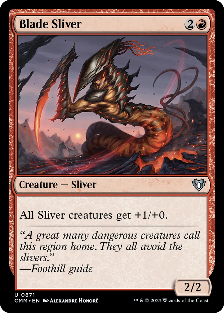 Blade Sliver — Commander Masters — Magic: The Gathering
