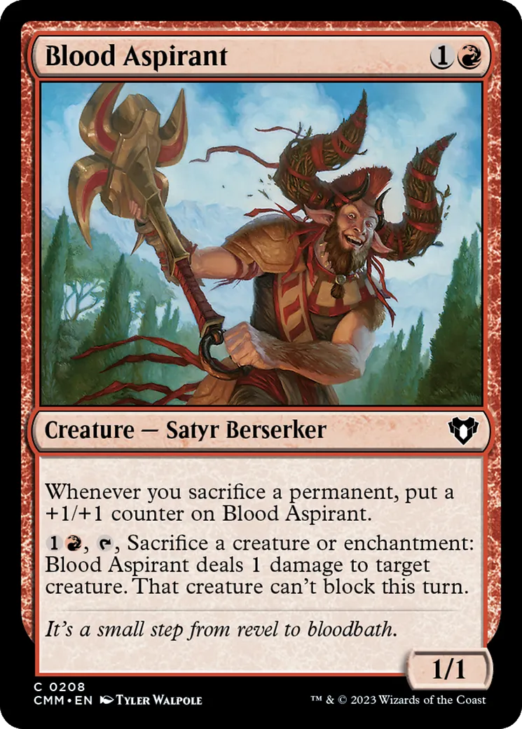 Blood Aspirant — Commander Masters — Magic: The Gathering