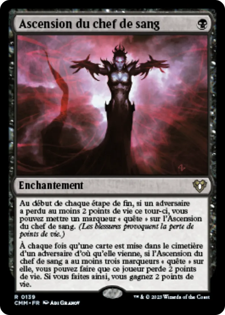 Ascension du chef de sang — Commander Masters — Magic: The Gathering