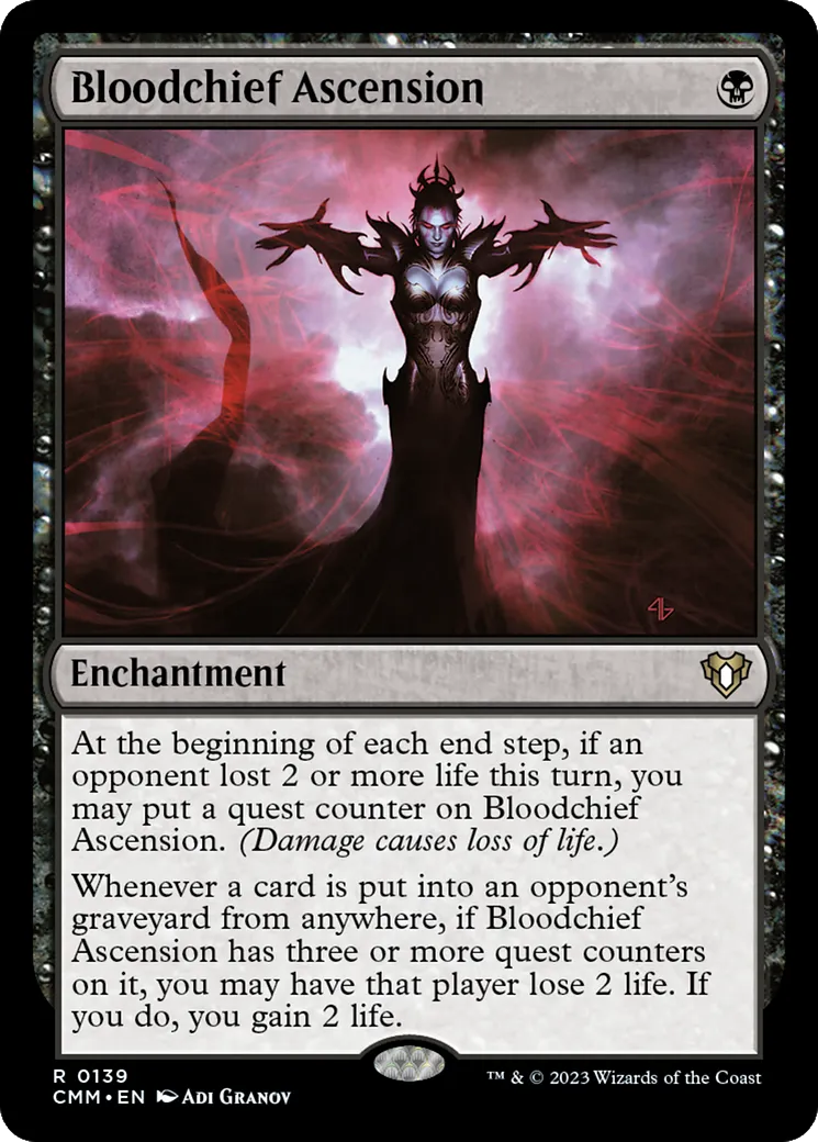 Bloodchief Ascension — Commander Masters — Magic: The Gathering