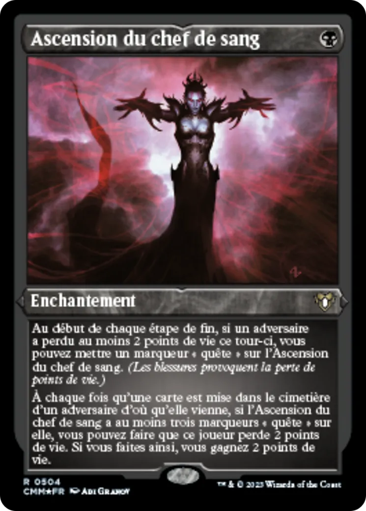 Ascension du chef de sang — Commander Masters — Magic: The Gathering