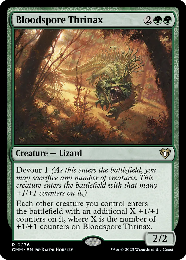 Bloodspore Thrinax — Commander Masters — Magic: The Gathering