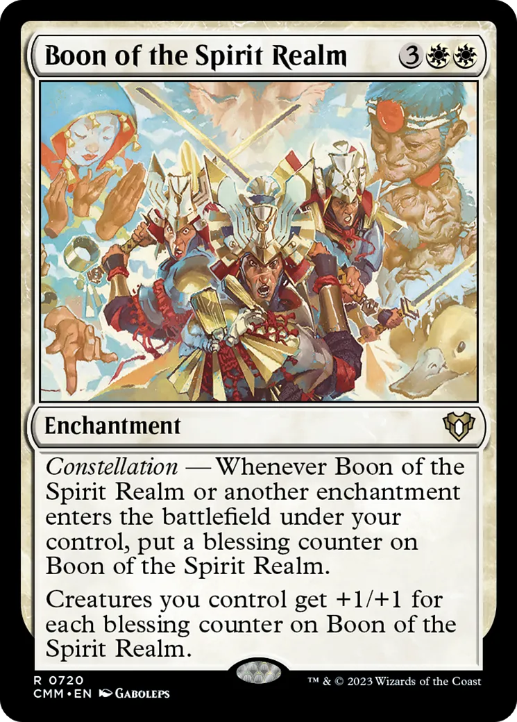 Boon of the Spirit Realm — Commander Masters — Magic: The Gathering