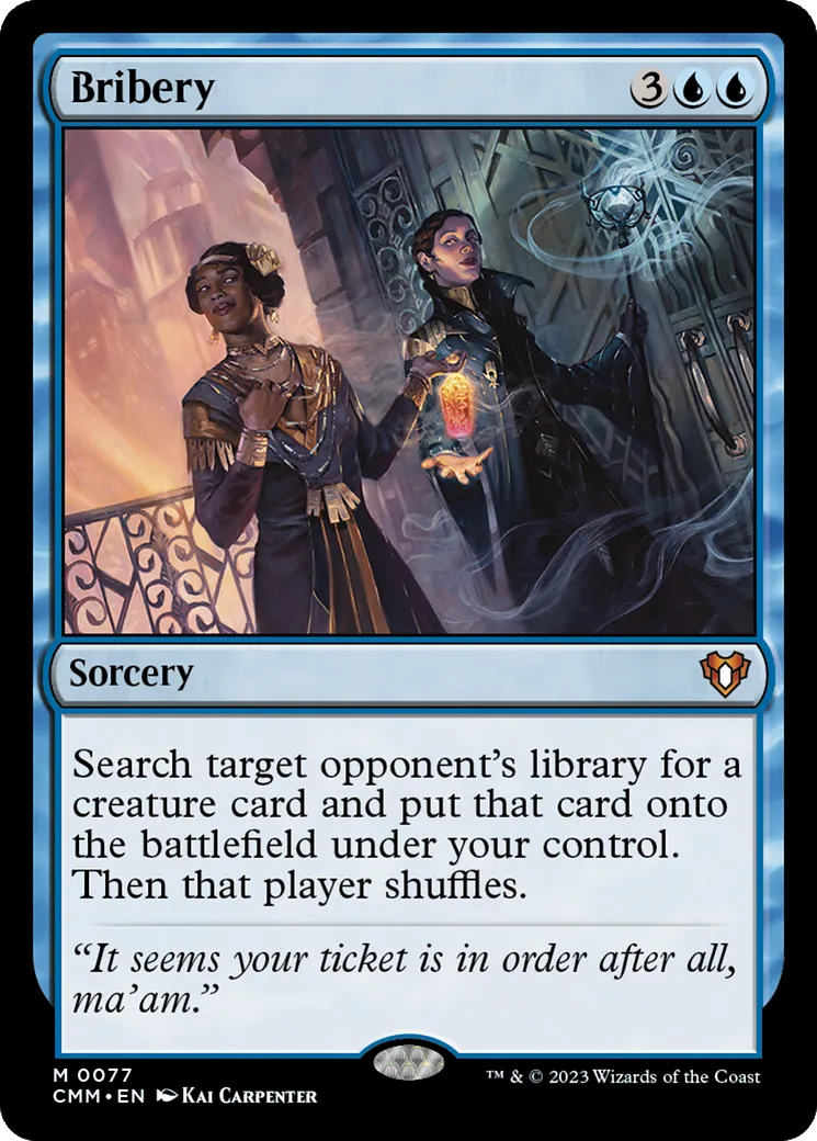 Bribery — Commander Masters — Magic: The Gathering
