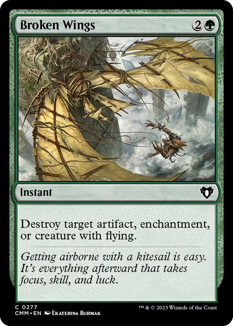 Broken Wings — Commander Masters — Magic: The Gathering