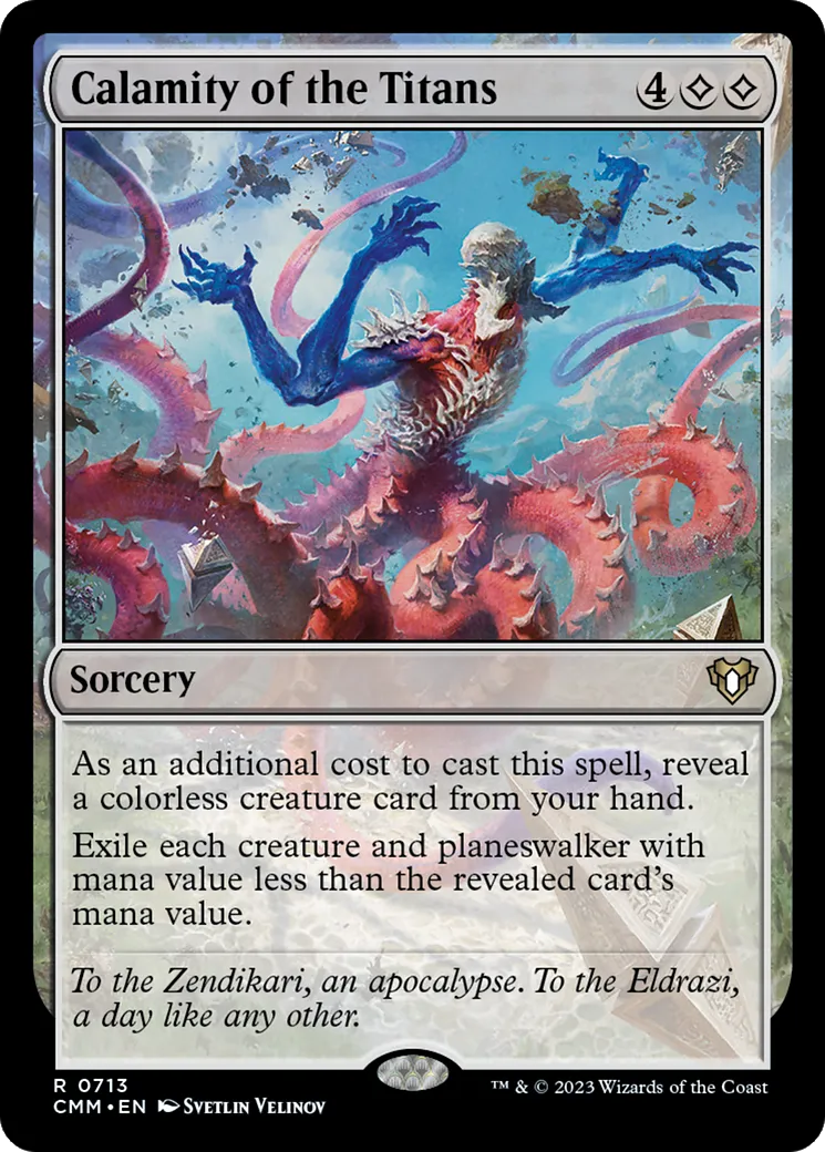 Calamité des titans — Commander Masters — Magic: The Gathering