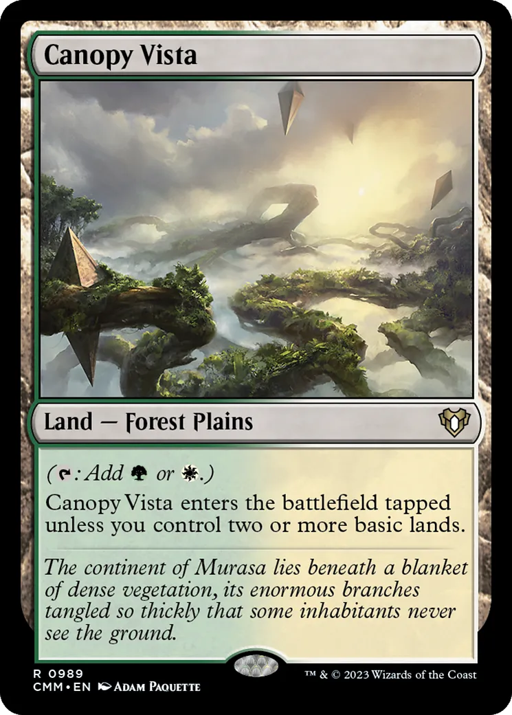 Vue de la canopée — Commander Masters — Magic: The Gathering