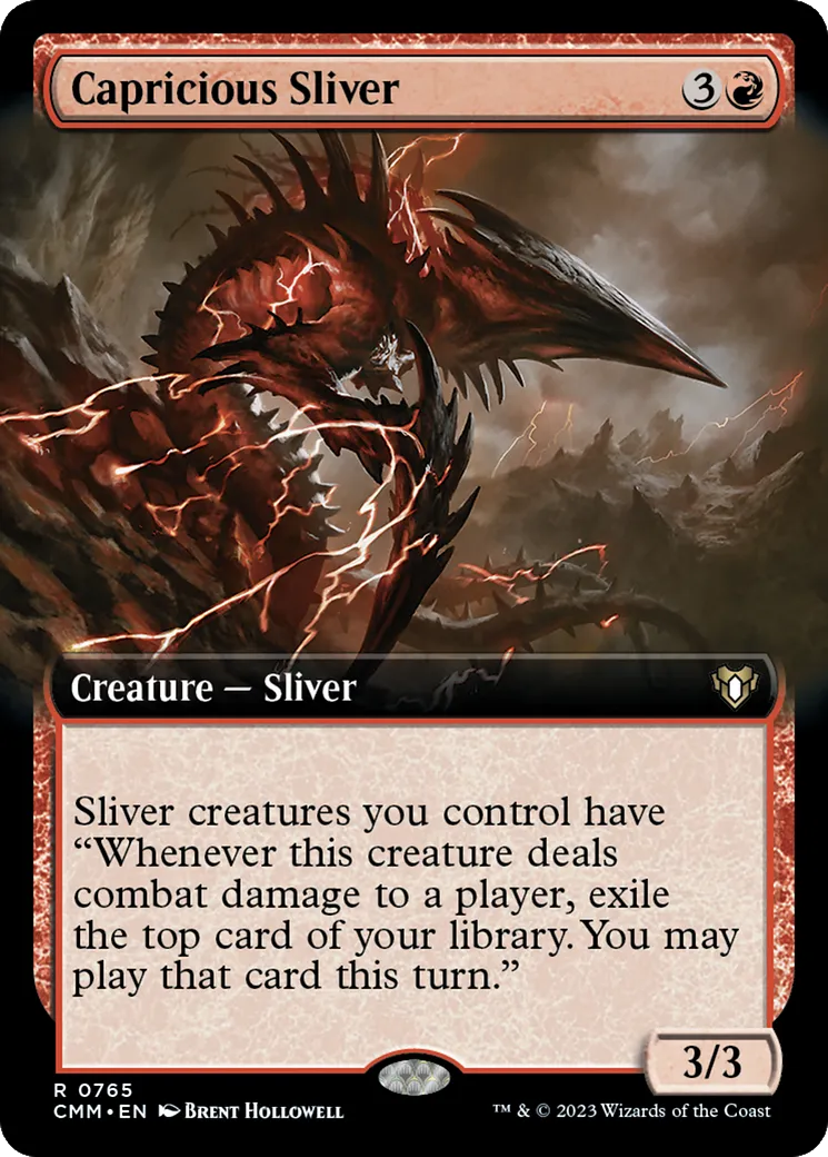 Capricious Sliver — Commander Masters — Magic: The Gathering