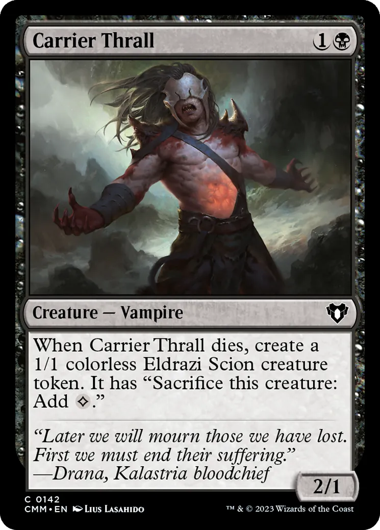 Carrier Thrall from Commander Masters - Magic: The Gathering