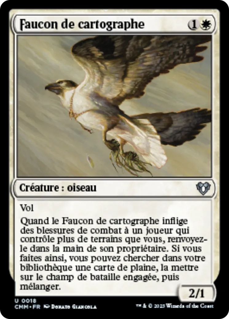Faucon de cartographe — Commander Masters — Magic: The Gathering