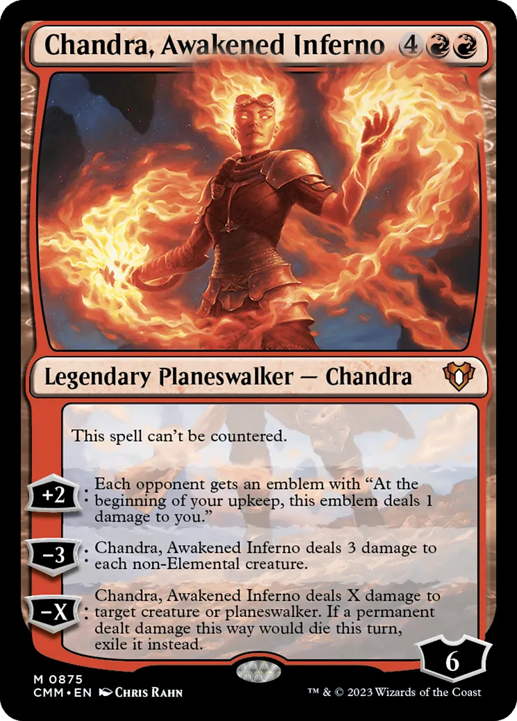 Chandra, Awakened Inferno — Commander Masters — Magic: The Gathering