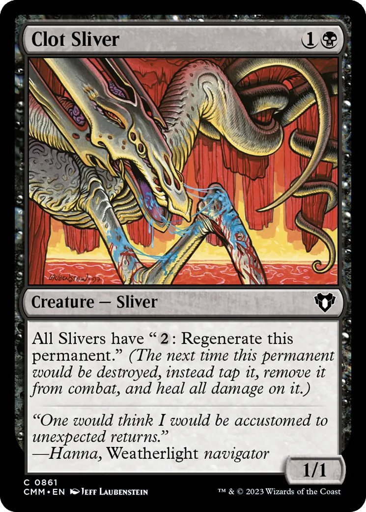 Slivoïde coagulé — Commander Masters — Magic: The Gathering