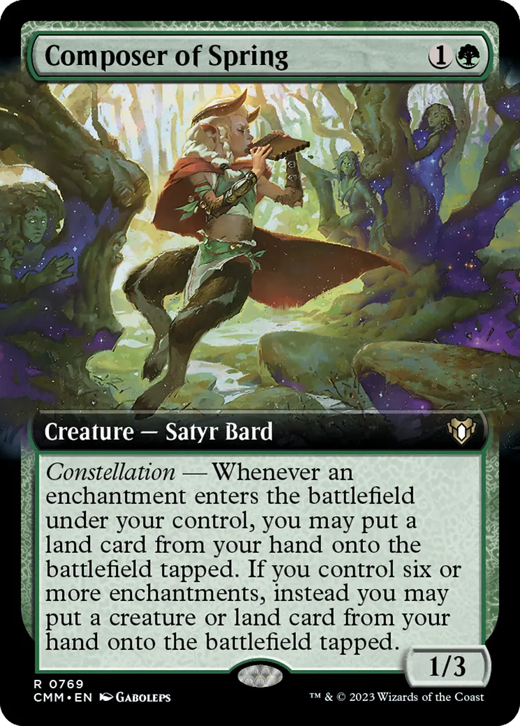 Composer of Spring — Commander Masters — Magic: The Gathering
