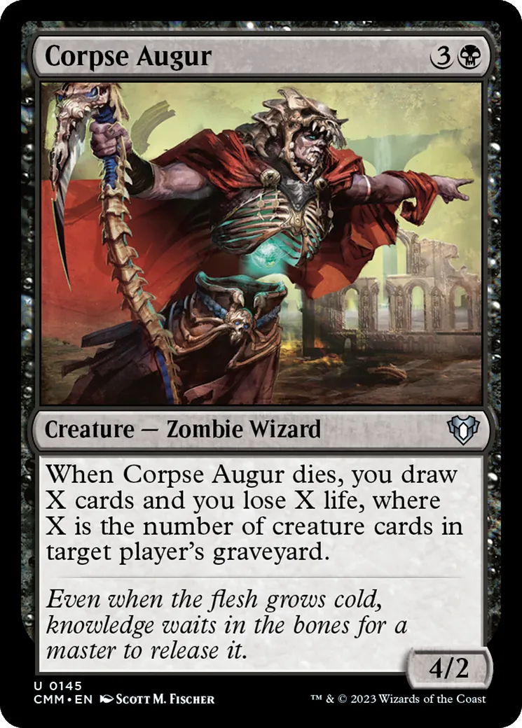 Corpse Augur — Commander Masters — Magic: The Gathering