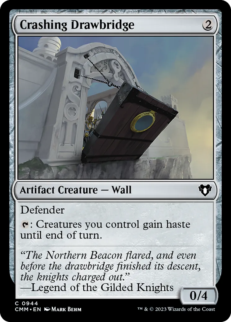 Pont-levis d'assaut — Commander Masters — Magic: The Gathering