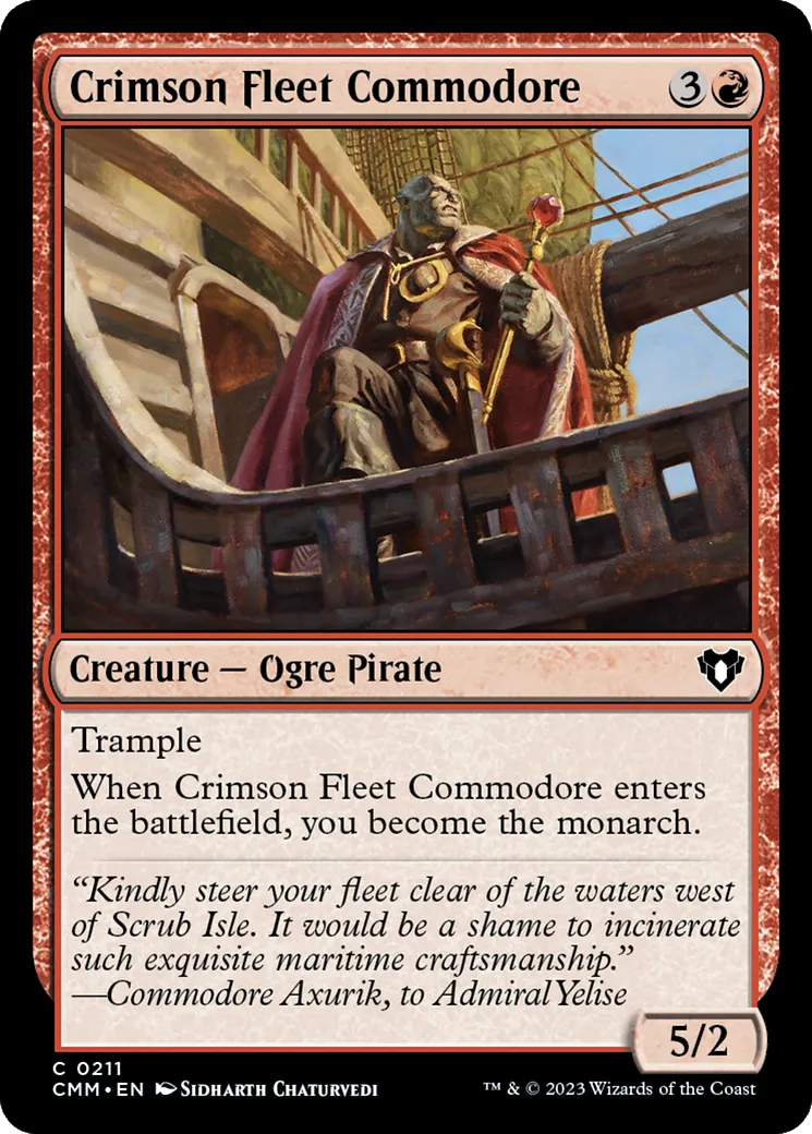 Commodore de la Flotte pourpre — Commander Masters — Magic: The Gathering