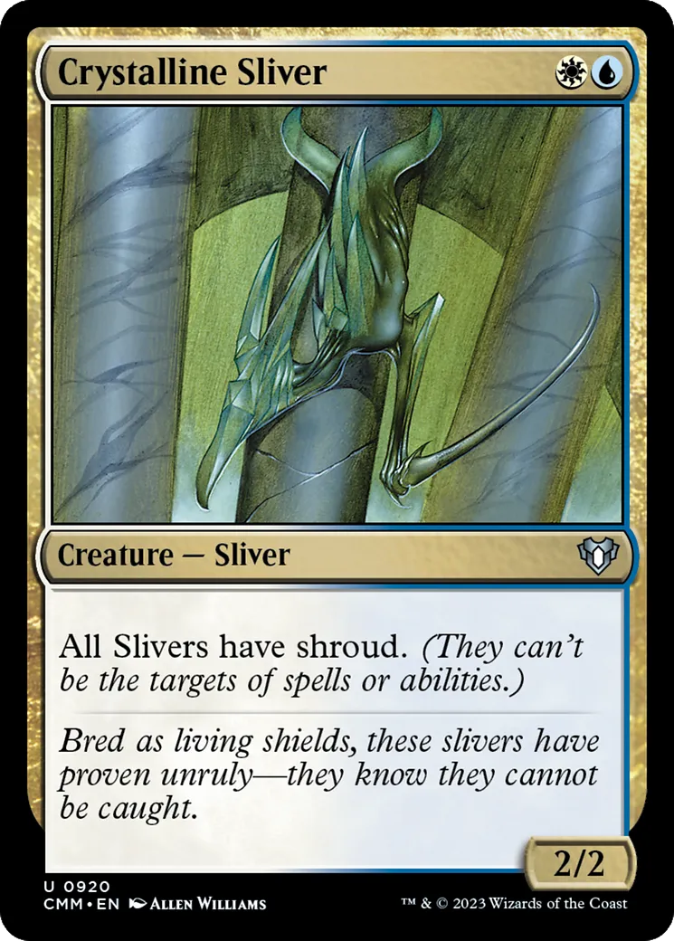 Slivoïde cristallin — Commander Masters — Magic: The Gathering