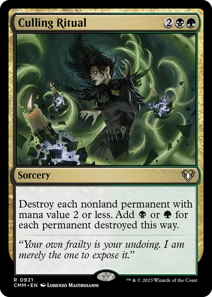 Culling Ritual — Commander Masters — Magic: The Gathering