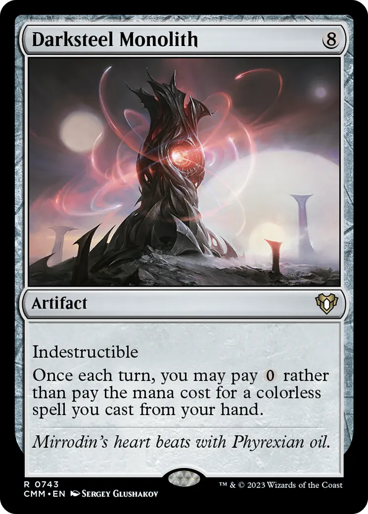 Monolithe de sombracier — Commander Masters — Magic: The Gathering
