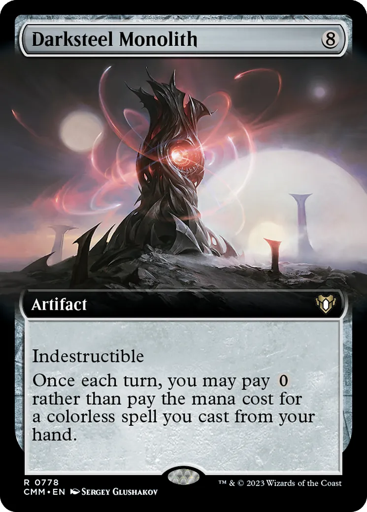 Darksteel Monolith — Commander Masters — Magic: The Gathering