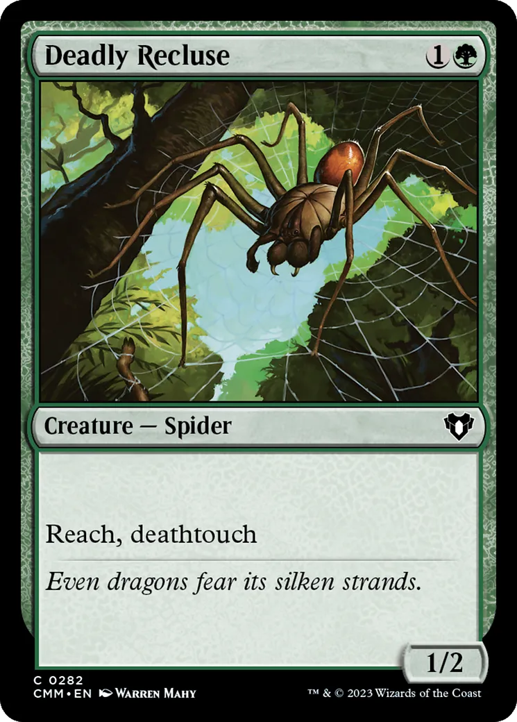 Deadly Recluse — Commander Masters — Magic: The Gathering