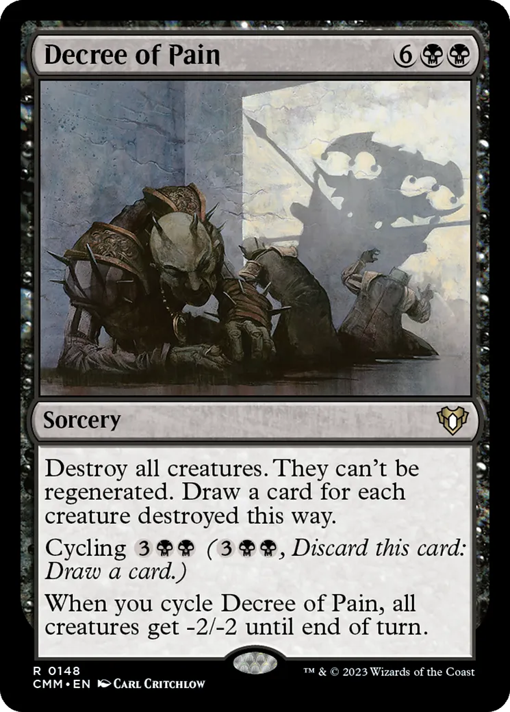 Décret de souffrance — Commander Masters — Magic: The Gathering