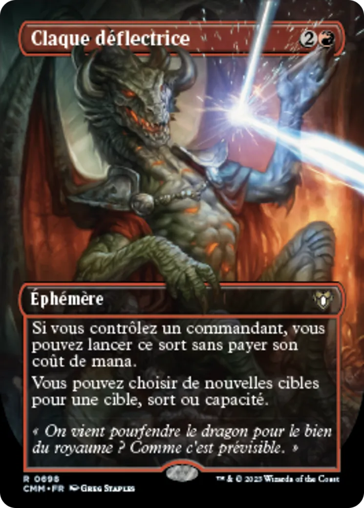 Claque déflectrice — Commander Masters — Magic: The Gathering