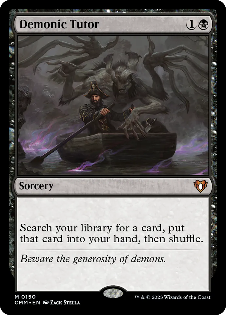 Demonic Tutor — Commander Masters — Magic: The Gathering