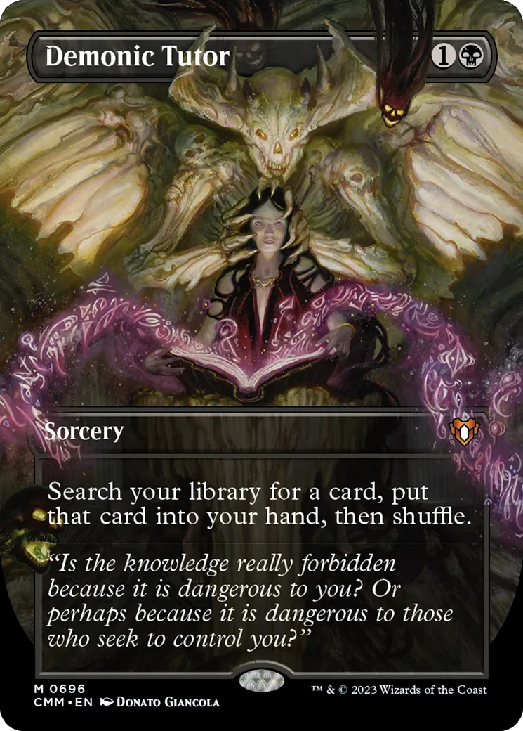 Demonic Tutor — Commander Masters — Magic: The Gathering