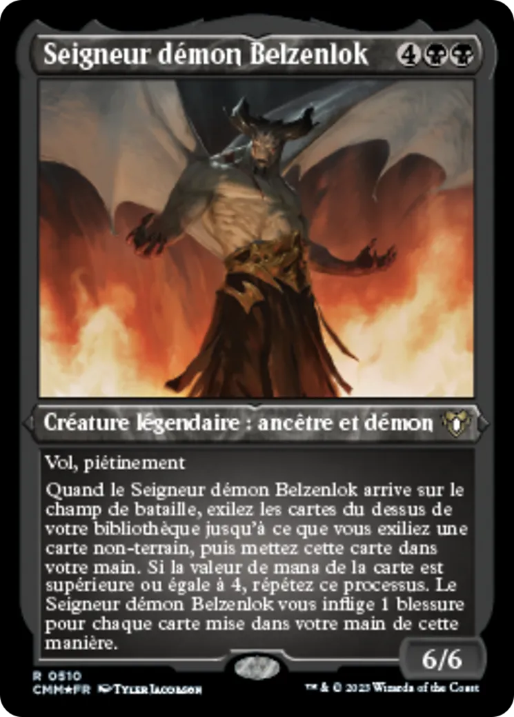 Seigneur démon Belzenlok from Commander Masters - Magic: The Gathering