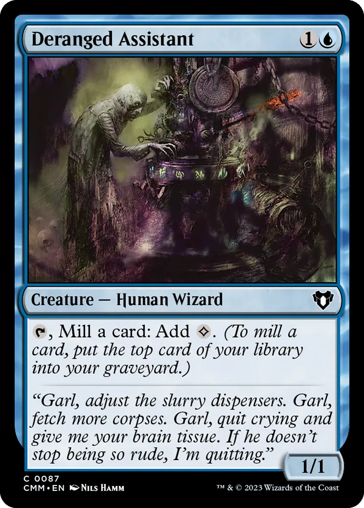 Deranged Assistant — Commander Masters — Magic: The Gathering