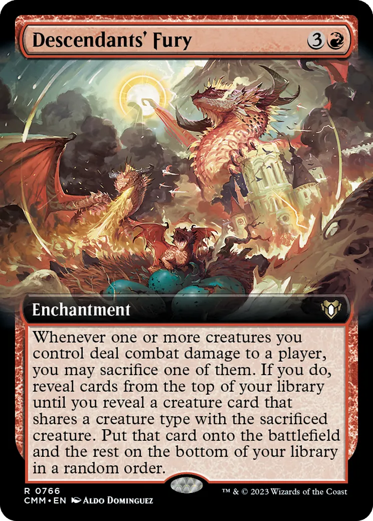 Descendants' Fury — Commander Masters — Magic: The Gathering