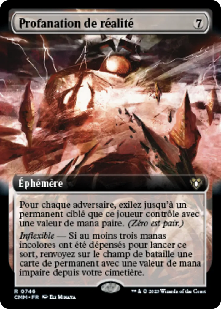 Profanation de réalité — Commander Masters — Magic: The Gathering