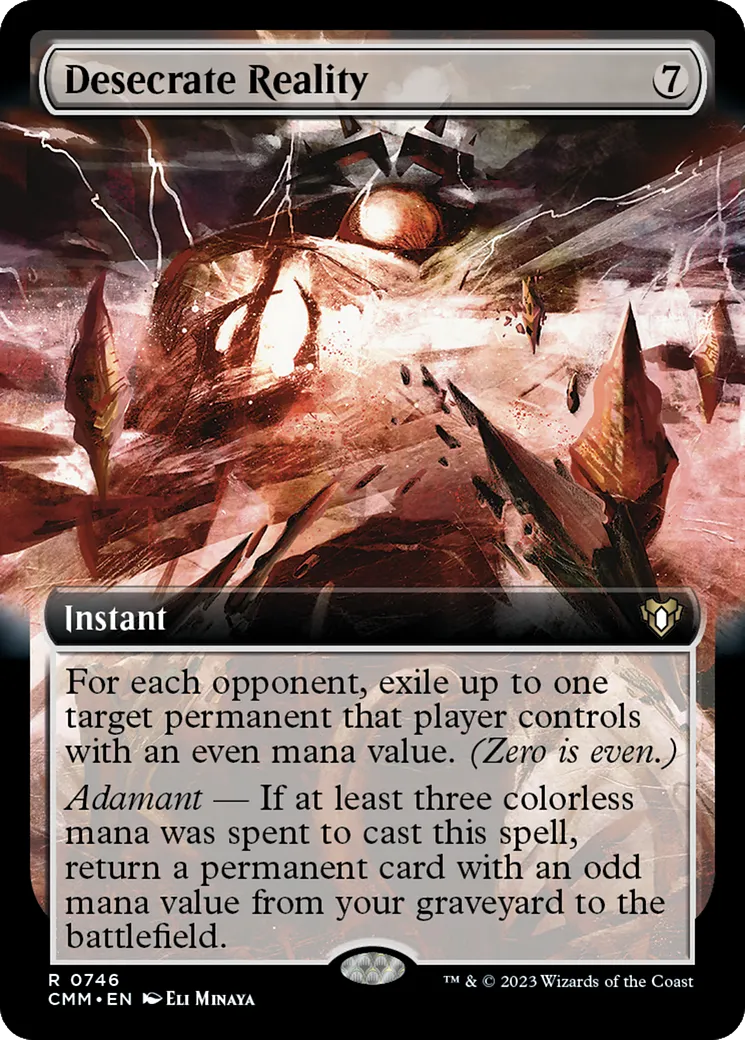 Desecrate Reality — Commander Masters — Magic: The Gathering