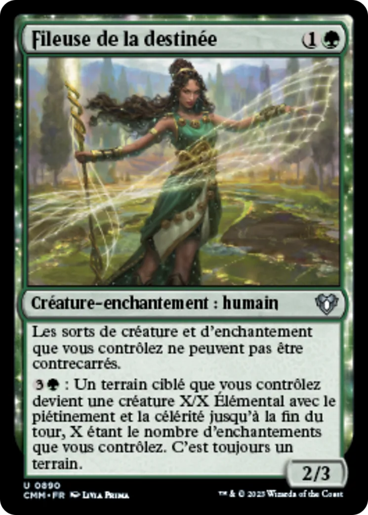 Fileuse de la destinée — Commander Masters — Magic: The Gathering