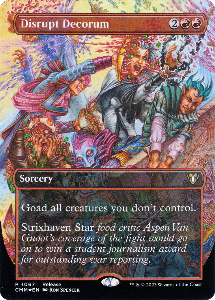 Bouleversement des convenances — Commander Masters — Magic: The Gathering