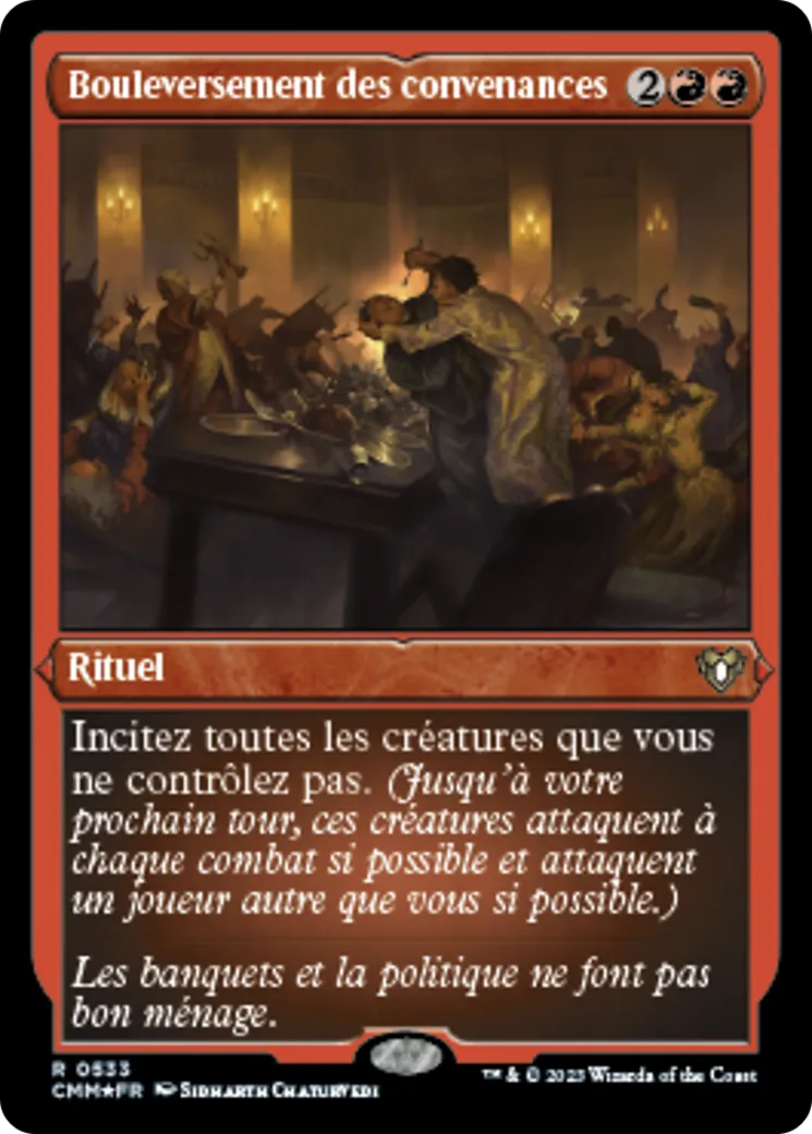 Bouleversement des convenances — Commander Masters — Magic: The Gathering