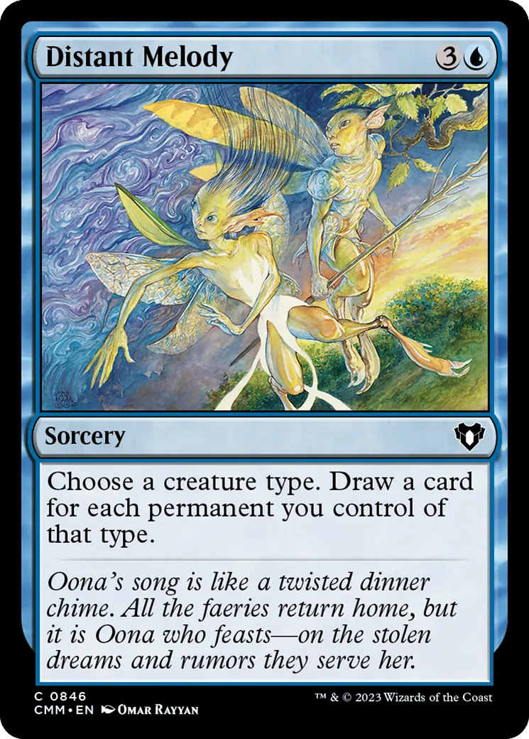 Mélodie lointaine — Commander Masters — Magic: The Gathering