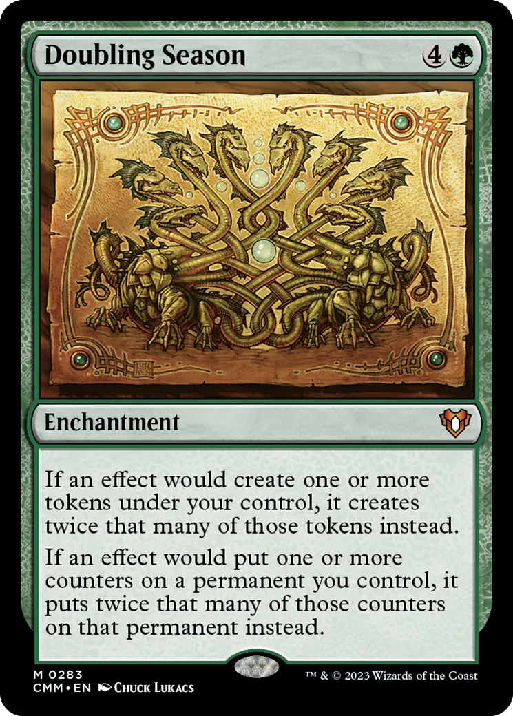 Doubling Season — Commander Masters — Magic: The Gathering