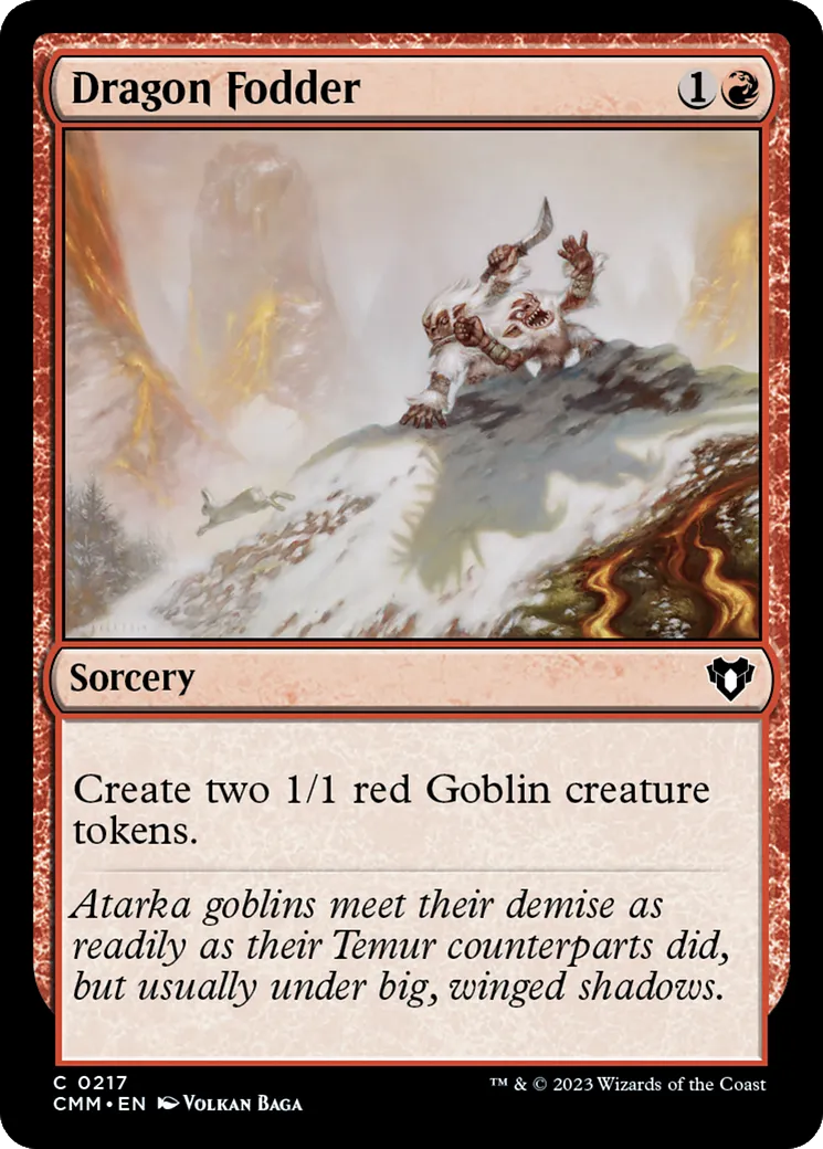 Dragon Fodder — Commander Masters — Magic: The Gathering